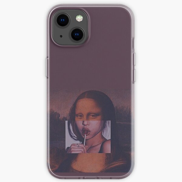 Mona Lisa Sucer Lollipop Coque souple iPhone