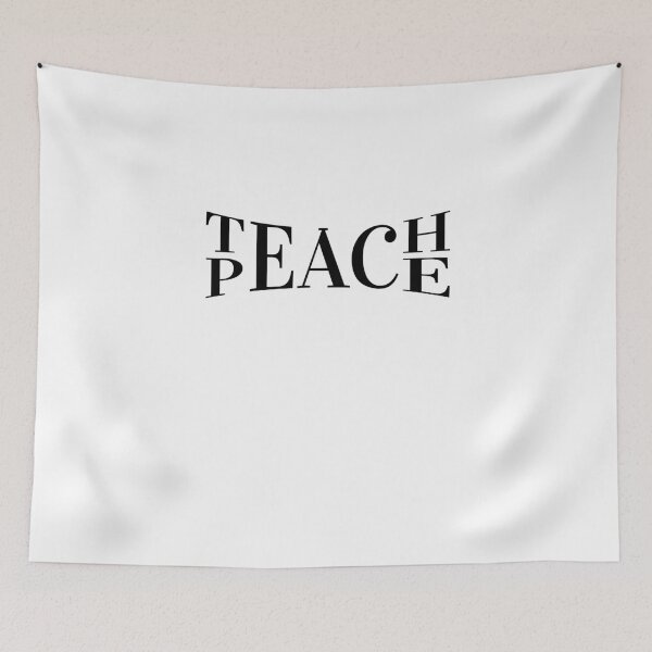 Item preview, Teach Peace Educate Build Freedom School Safety  designed and sold by SilentEcho.