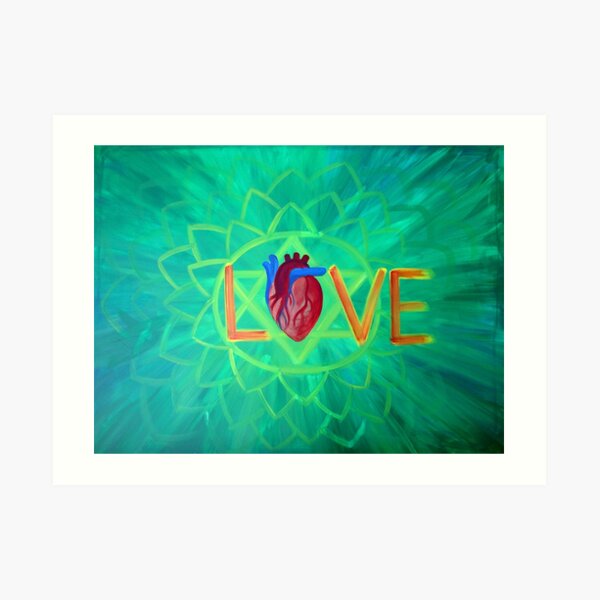 Heart Chakra Art Print