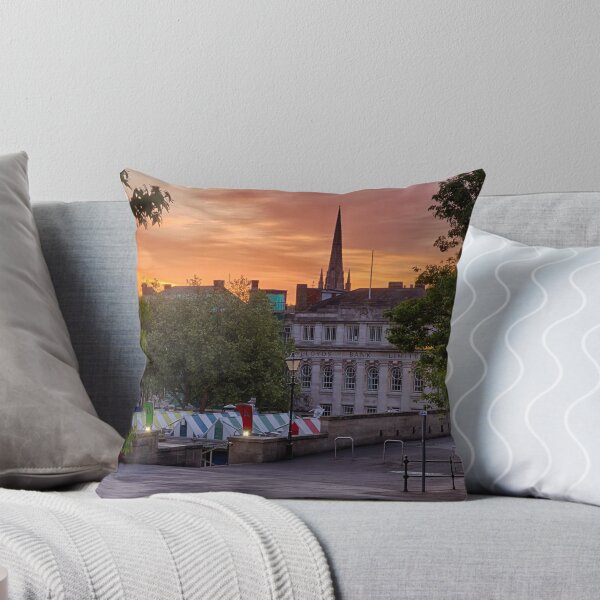Item preview, Golden Sunrise over Norwich Market designed and sold by Ruski.