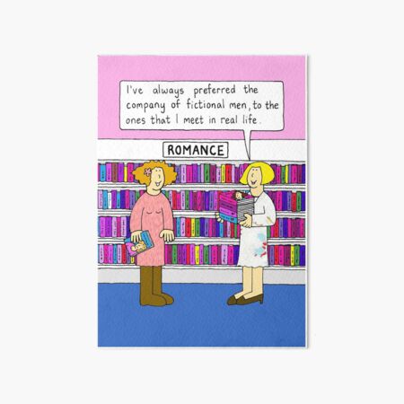 Impression Rigide Bibliothecaire Humour Client De Bande Dessinee Et Membre Du Personnel Par Katetaylor Redbubble