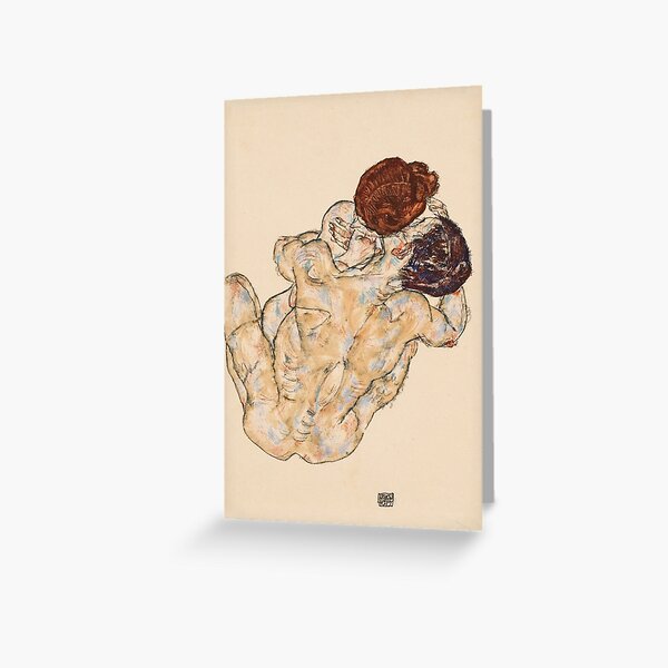 Item preview, Egon Schiele - Mann und Frau designed and sold by JeromeArt.