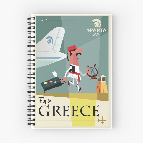 Item preview, Fly to Greece poster designed and sold by Gary Godel.