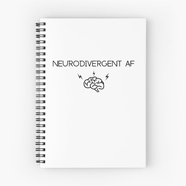 Item preview, Neurodivergent AF designed and sold by EWAutismLibrary.