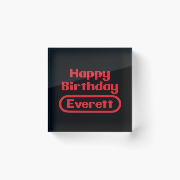 Item preview, Everett Happy Birthday Gift Video Games Retro designed and sold by elhefe.