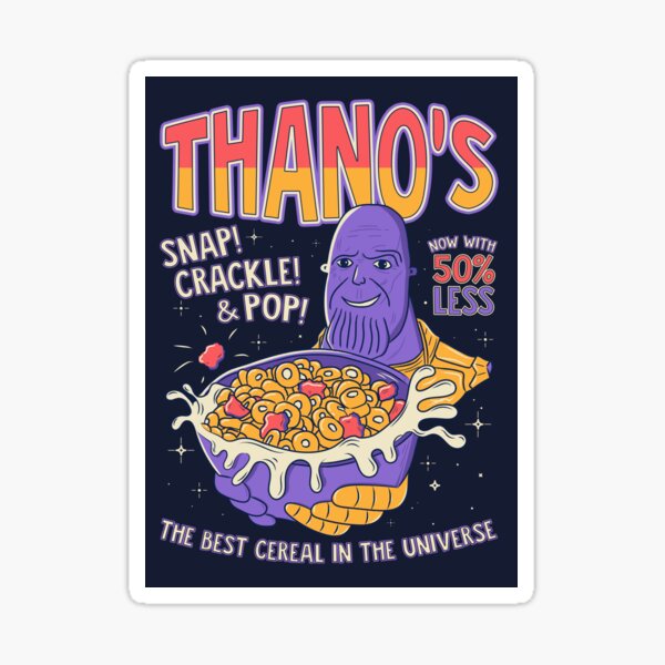 Mad Titan Stickers Redbubble - roblox thanos pumpkin beans