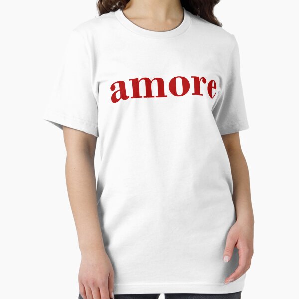 Item preview, Amore Italy typography shirt designed and sold by 2Shirtbrothers.
