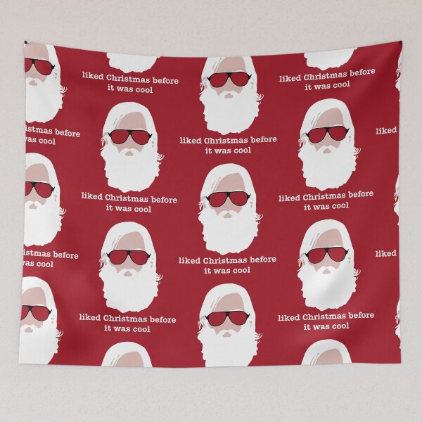 Item preview, Hipster Santa Liked Christmas Before It Was Cool designed and sold by OutlineArt.