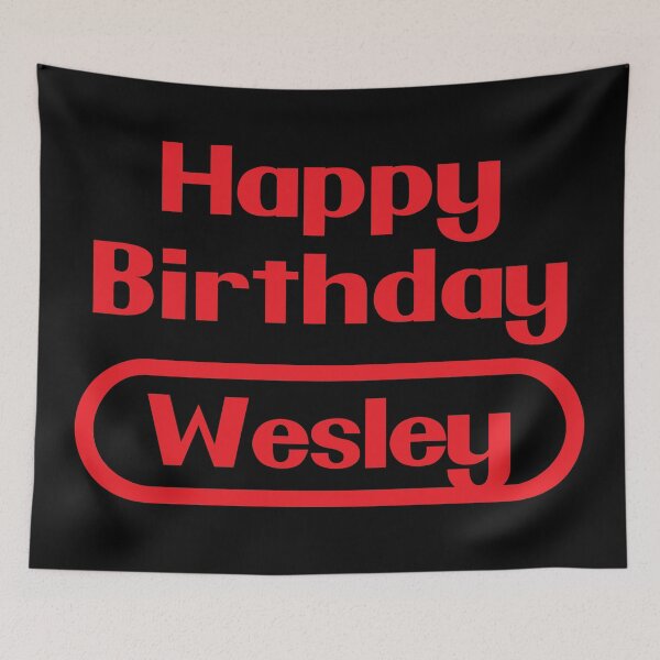 Item preview, Wesley Happy Birthday Gift Video Games Retro designed and sold by elhefe.