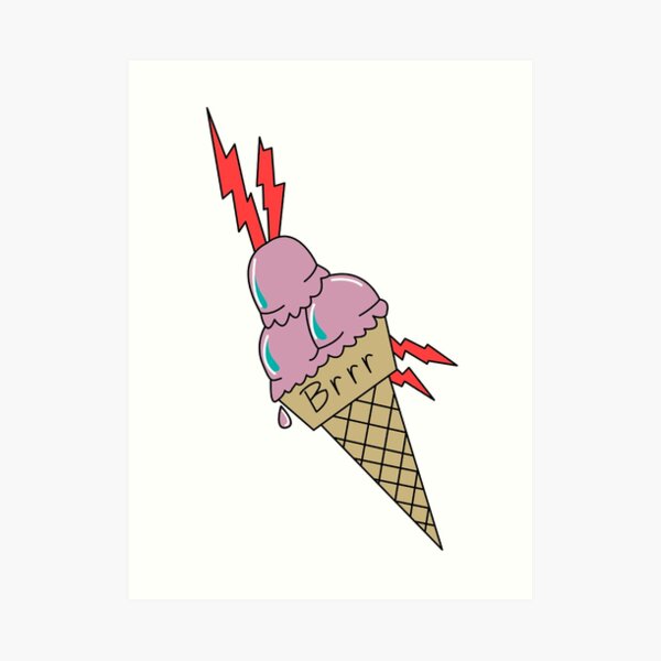 GUCCI CREAM Art Print
