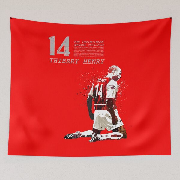 Item preview, Thierry henry / grey on red designed and sold by designwowow.