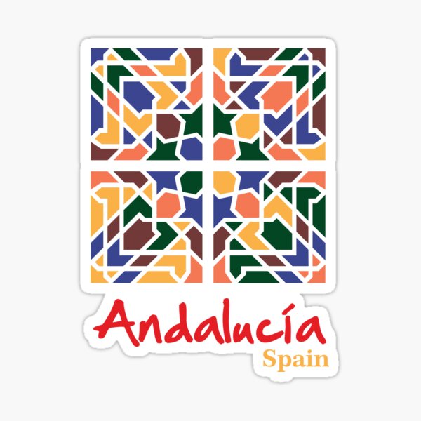 Andalusian Tiles 1 Sticker
