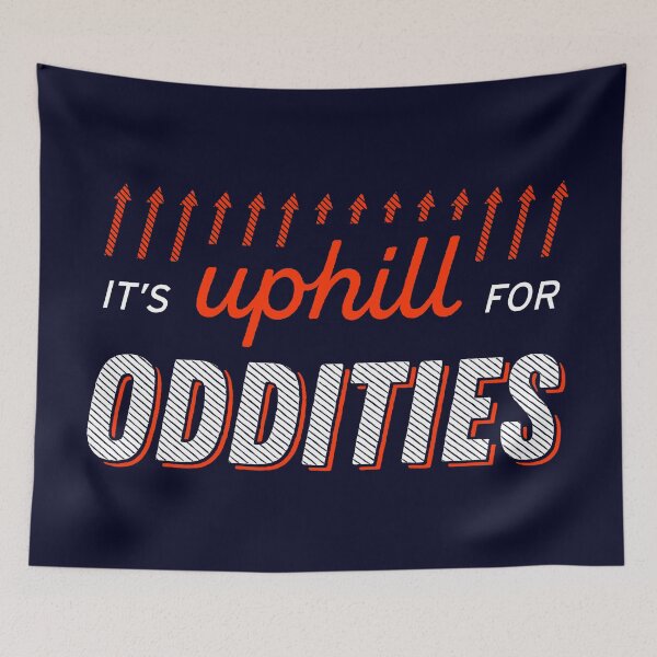 Item preview, It's uphill for oddities designed and sold by lowercasev.