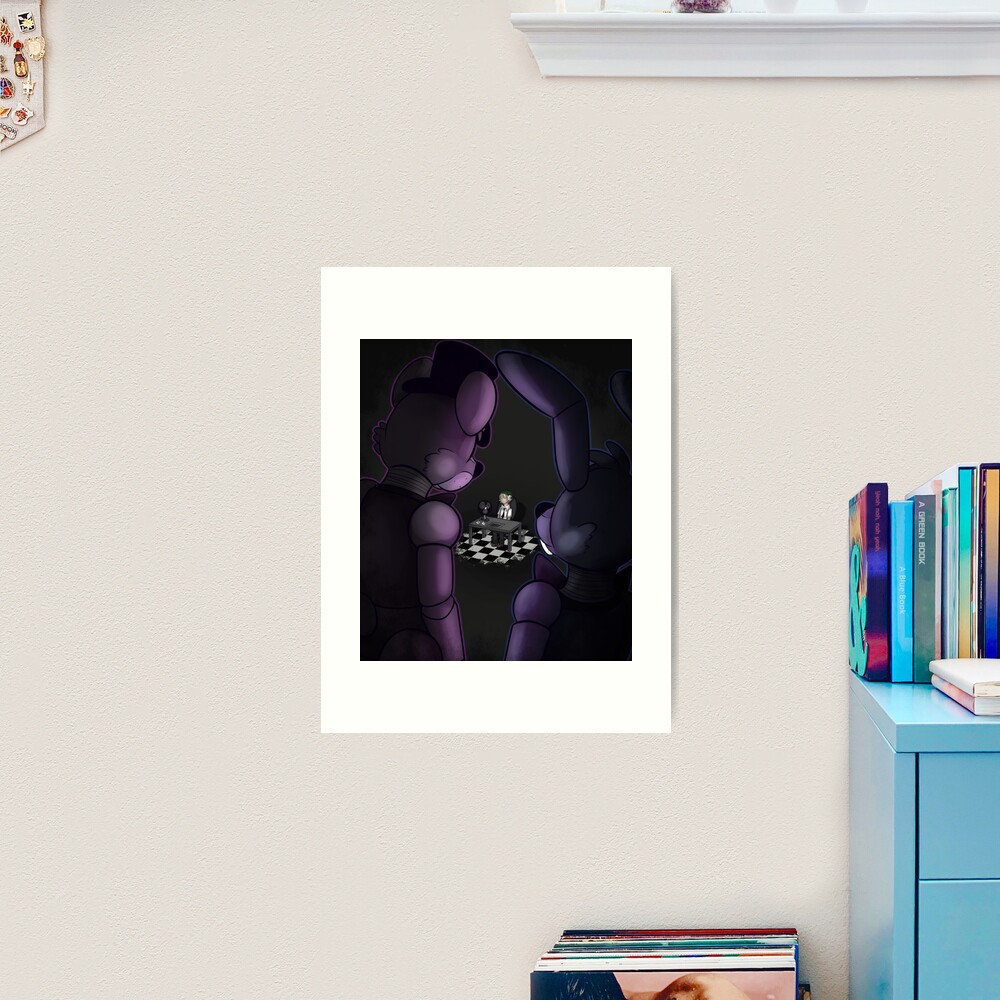 Shadow Freddy and Shadow Bonnie Poster Art Print for Sale by Toy