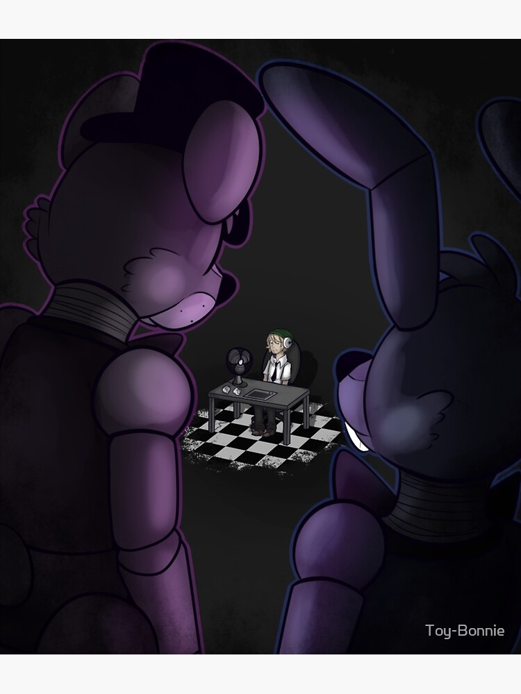 Shadow Freddy and Shadow Bonnie Poster | Greeting Card