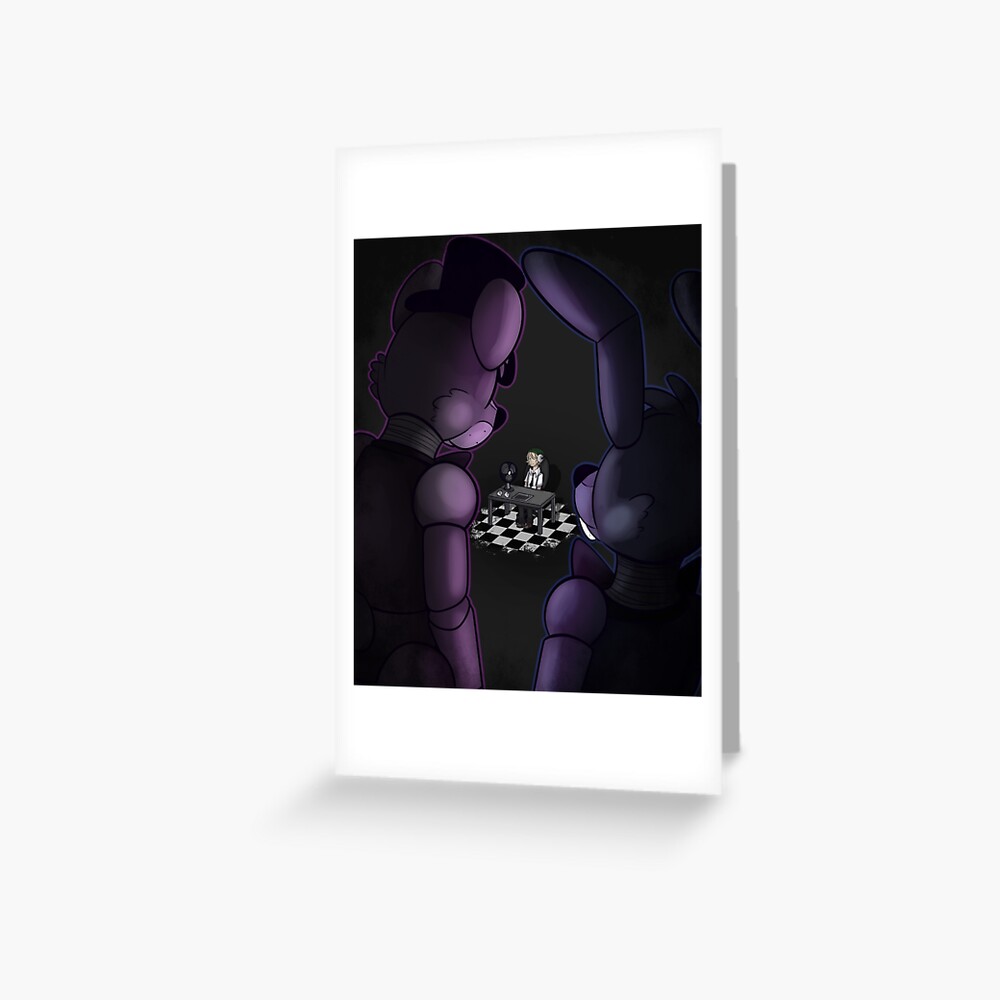 Shadow Freddy and Shadow Bonnie Poster | Greeting Card