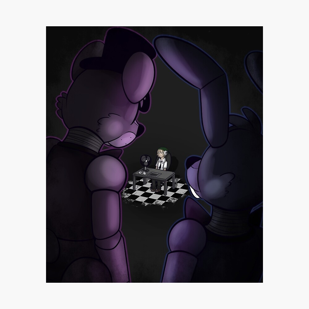 In the Shadows// Shadow Bonnie and Shadow Freddy Poster for Sale by  TheAlmightyJay