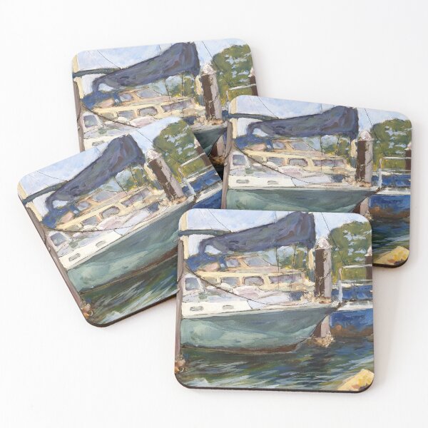 Item preview, Safe moorings - Laurieton NSW designed and sold by Bonnyview Studio.