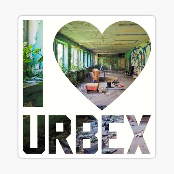 I love Urbex - Abandoned apartment Sticker