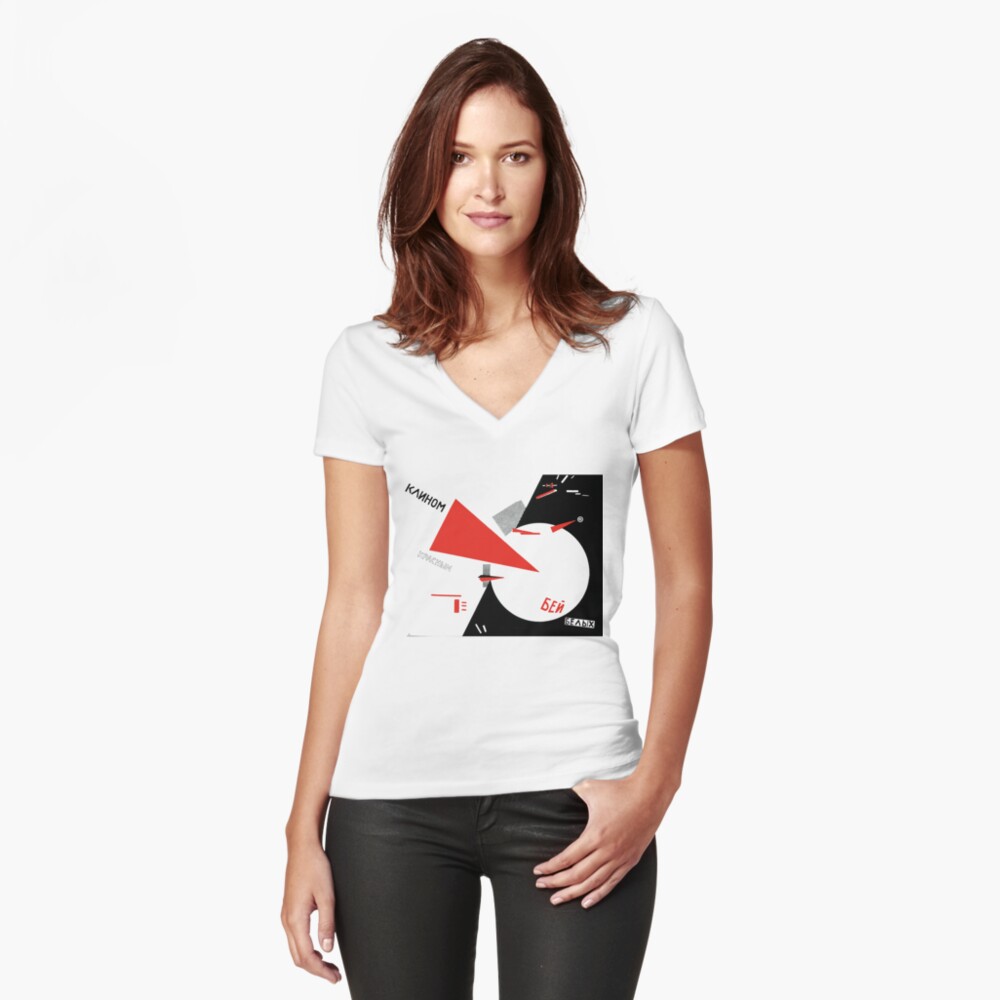 Item preview, Fitted V-Neck T-Shirt designed and sold by JeromeArt.