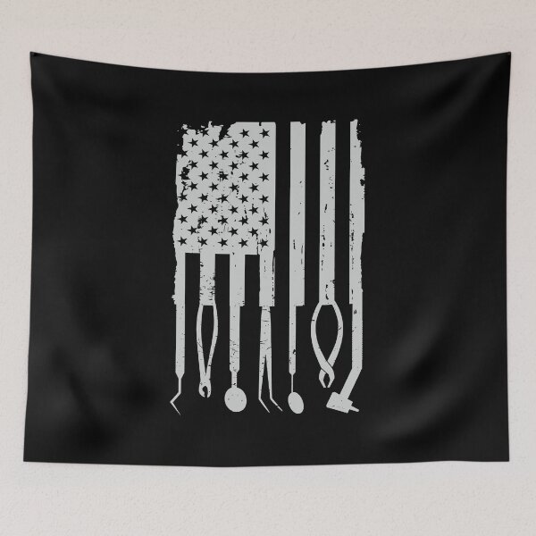 Item preview, Patriotic Dentist Dental Hygienist American Flag T-shirt Tee designed and sold by mrsmitful.