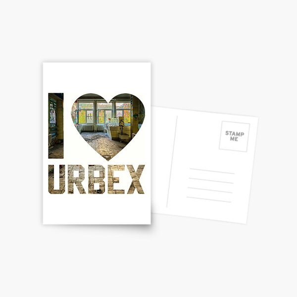 I love Urbex - Abandoned building from Pixaby Postcard
