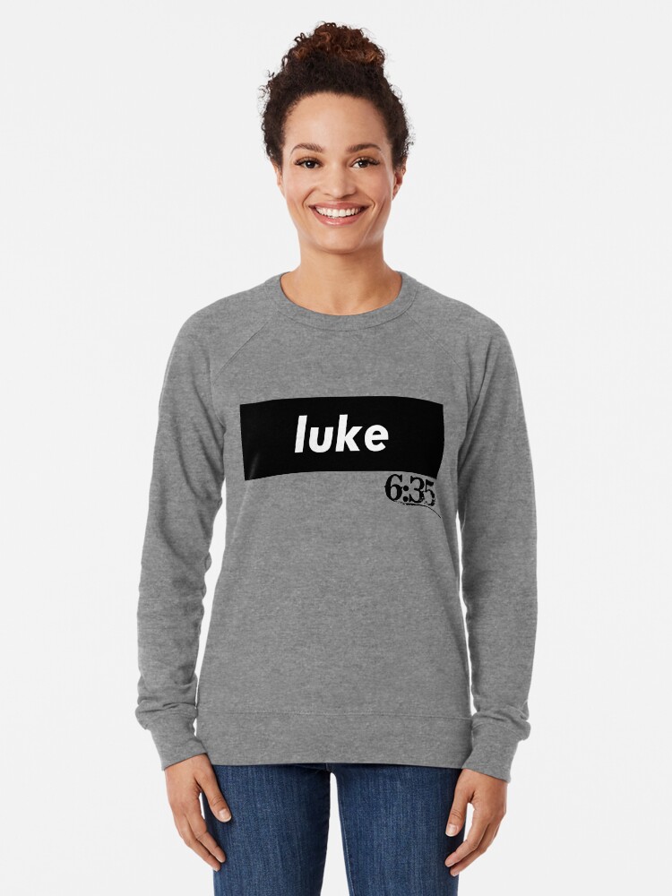 Alternate view of Luke 6:35 Bible Verse Inspirational Religious Biblical Phrase. But Love Your Enemies, Do Good To Them Without Expecting To Get Anything Back. Lightweight Sweatshirt