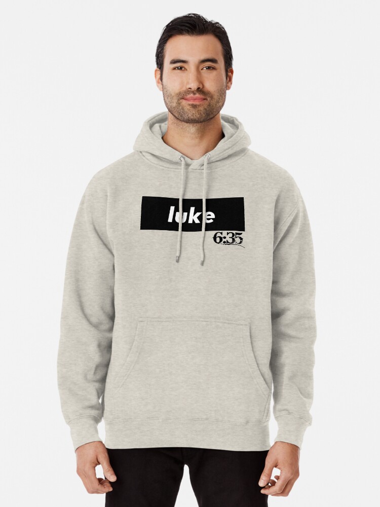 Alternate view of Luke 6:35 Bible Verse Inspirational Religious Biblical Phrase. But Love Your Enemies, Do Good To Them Without Expecting To Get Anything Back. Pullover Hoodie