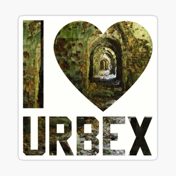 I love Urbex - abandoned fort Tarakanivsky in Ukraine Sticker