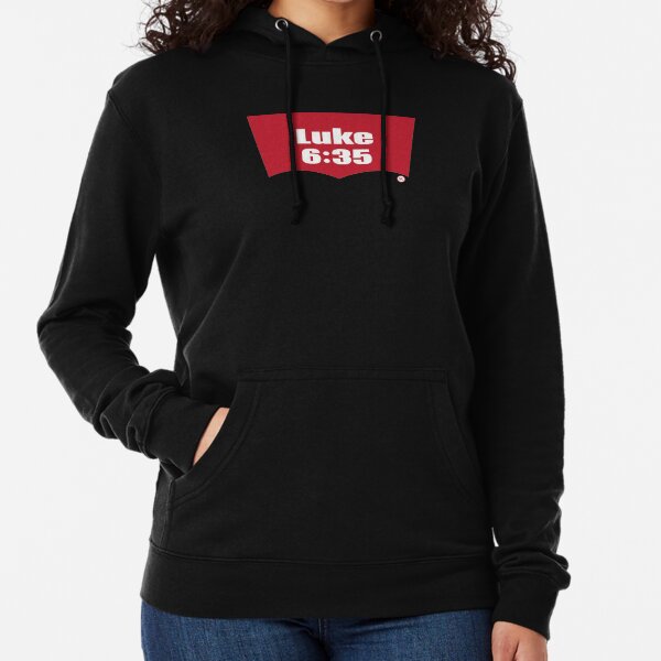 Luke 6:35 Bible Verse Inspirational Religious Biblical Phrase. But Love Your Enemies, Do Good To Them Without Expecting To Get Anything Back. Lightweight Hoodie