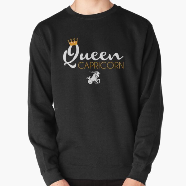 Queen Capricorn Zodiac December January Birthday Gift Shirt Pullover Sweatshirt