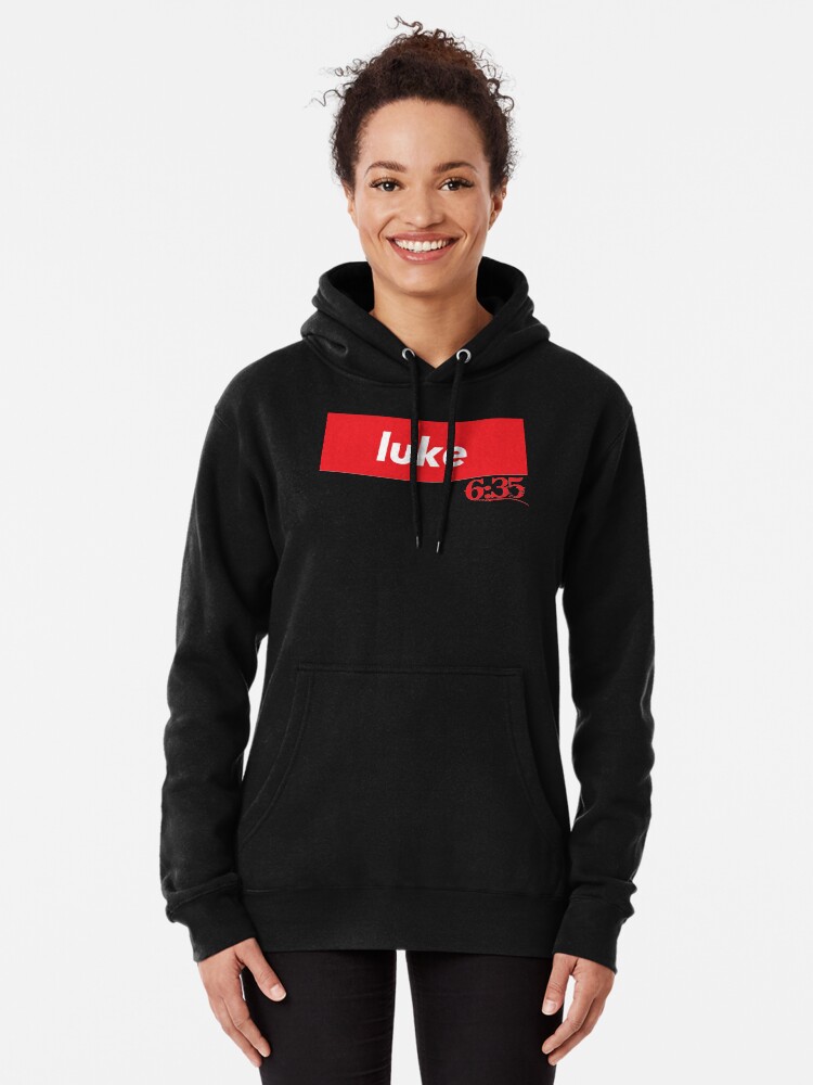 Alternate view of Luke 6:35 Bible Verse Inspirational Religious Biblical Phrase. But Love Your Enemies, Do Good To Them Without Expecting To Get Anything Back. Pullover Hoodie