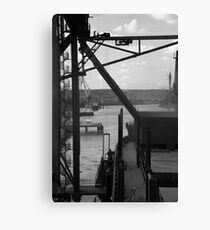 The port of Rouen Canvas Print