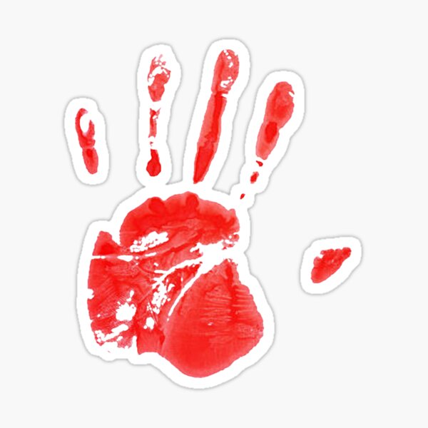 Caught Red Handed Sticker For Sale By Surfspeedway Redbubble