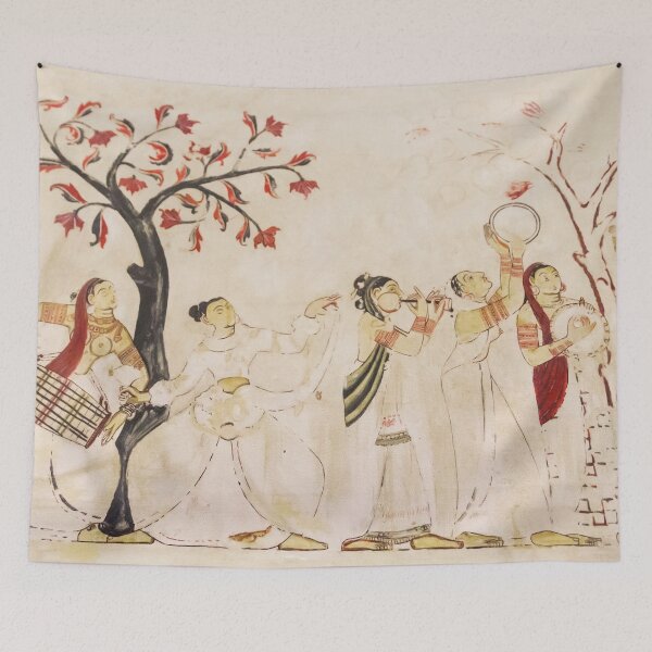 Item preview, Vintage Ceylon Art Series - Tapestry designed and sold by darkydoors.