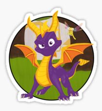 Purple Dragon Sticker