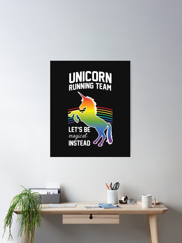 Unicorn shop running team