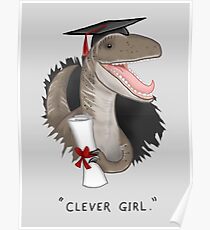 "Clever Girl" Poster