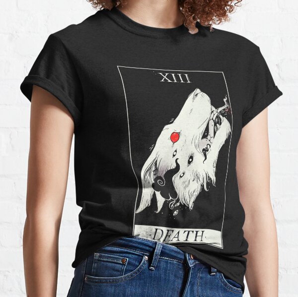 Death Tarot Card Wolf Art Classic T-Shirt