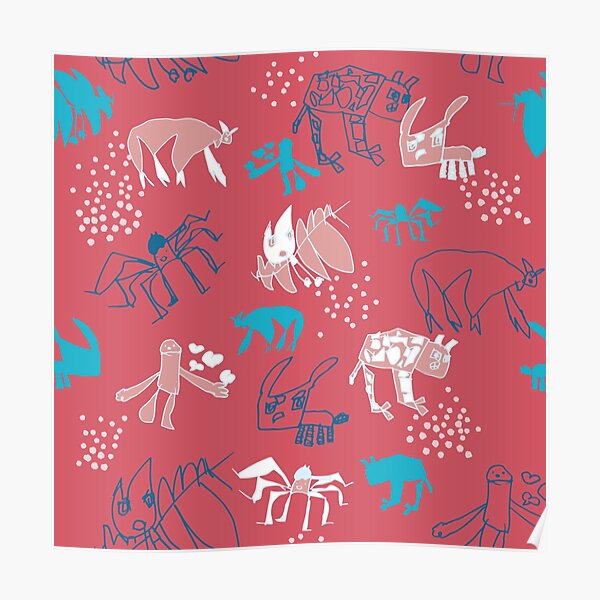 Theo S - Sherbert Dots - Repeat Pattern Poster