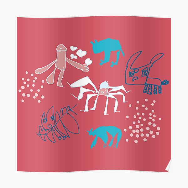 Theo S - Sherbert Dots - Single Motif Poster