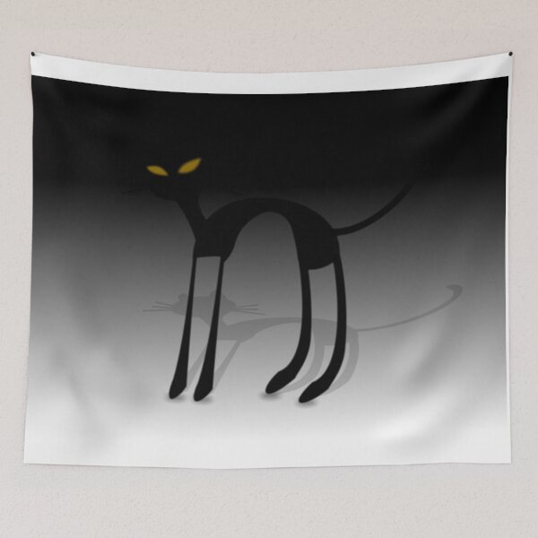 Item preview, Skinny Black Cat In The Dark designed and sold by Almdrs.