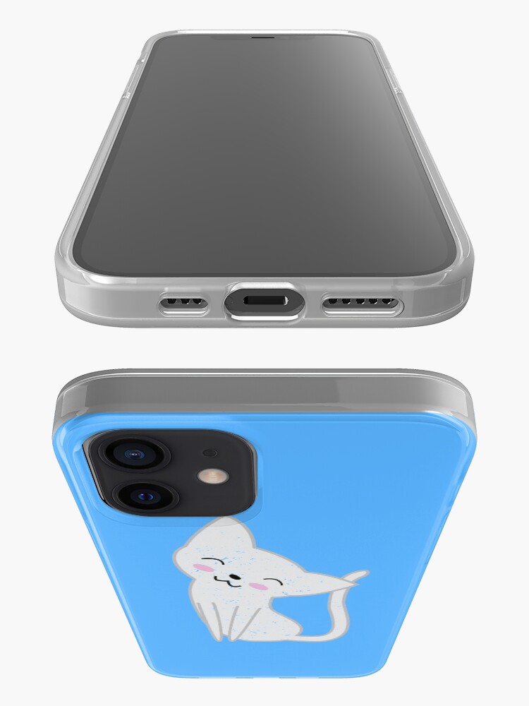 Alternate view of Cute White Cat iPhone Case & Cover