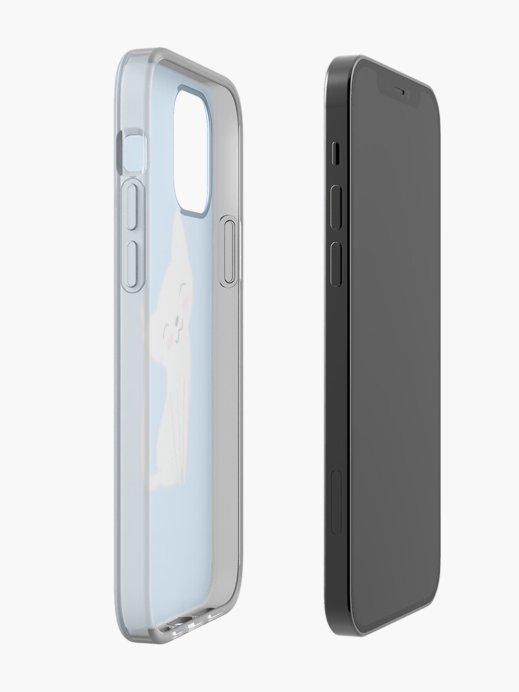 Alternate view of Cute White Cat iPhone Case & Cover