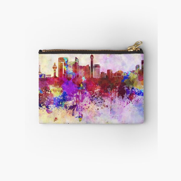 Item preview, Jeddah skyline in watercolor background designed and sold by paulrommer.
