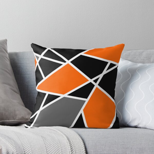 Aperçu de l'œuvre Motif orange moderne géométrique créée et vendue par MinEkkoArt.