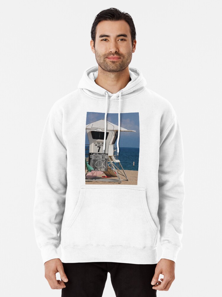 Pompano Beach Lifeguard Stand Pullover Hoodie for Sale by Craig Bernstein Redbubble