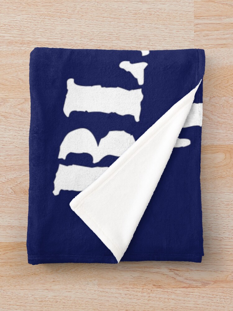 "This Is Dad's Blanket Midnight Blue" Throw Blanket for Sale by