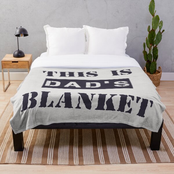 Item preview, This Is Dad's Blanket - Platinum designed and sold by 4wordsmovement.