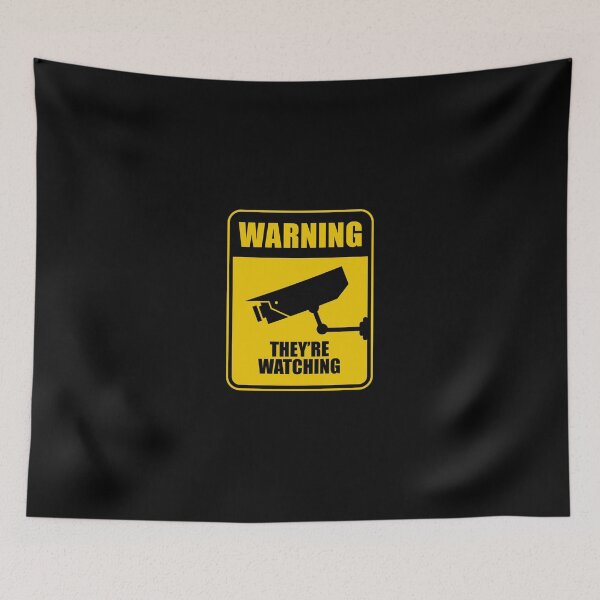 Item preview, Warning They're Watching 1984 designed and sold by adidabu.